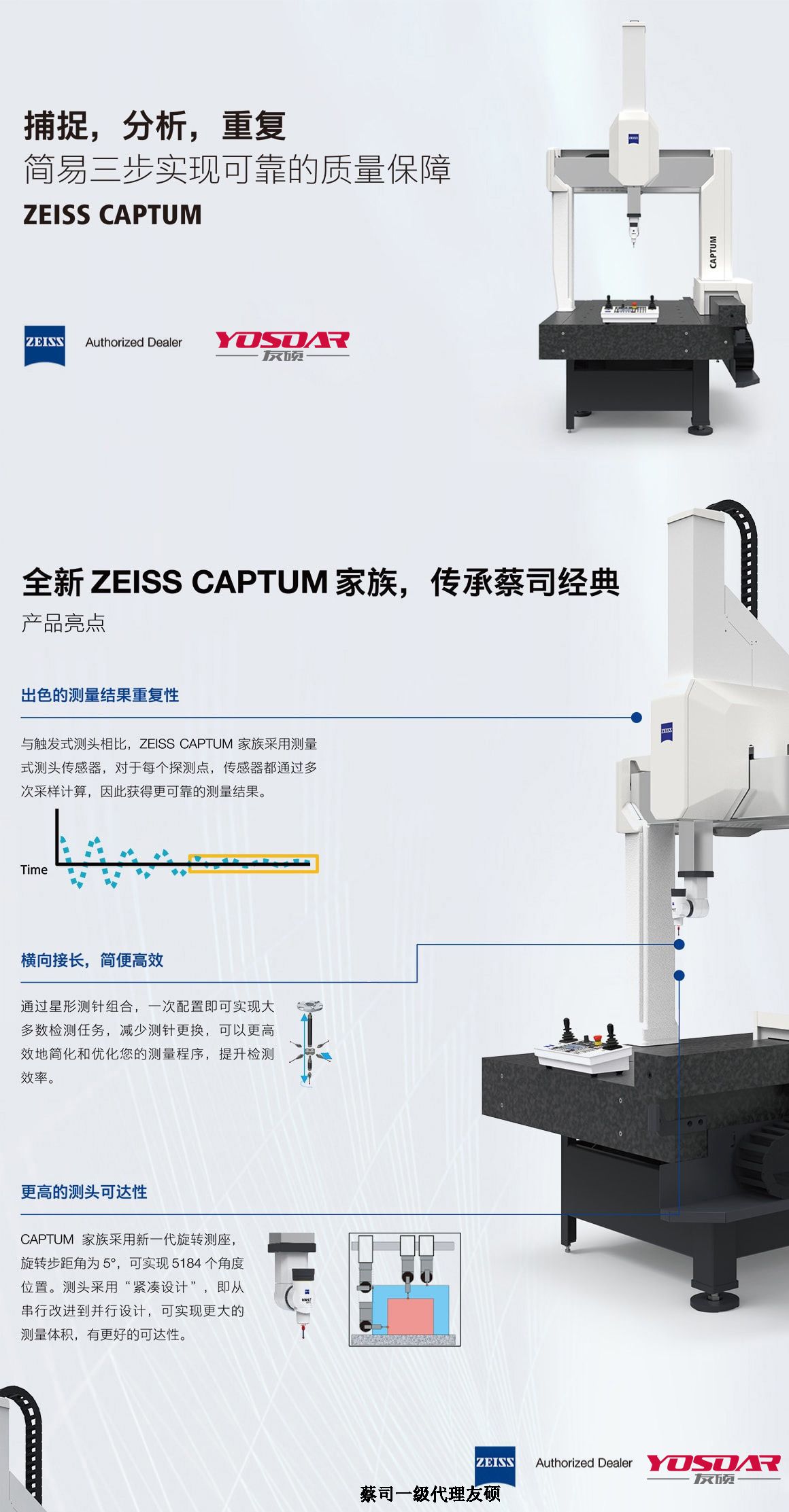 海西蔡司三坐标CAPTUM